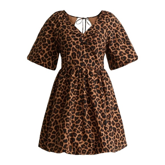 Time and Tru Dresses & Skirts - Time and Tru Leopard Print Mini Dress
